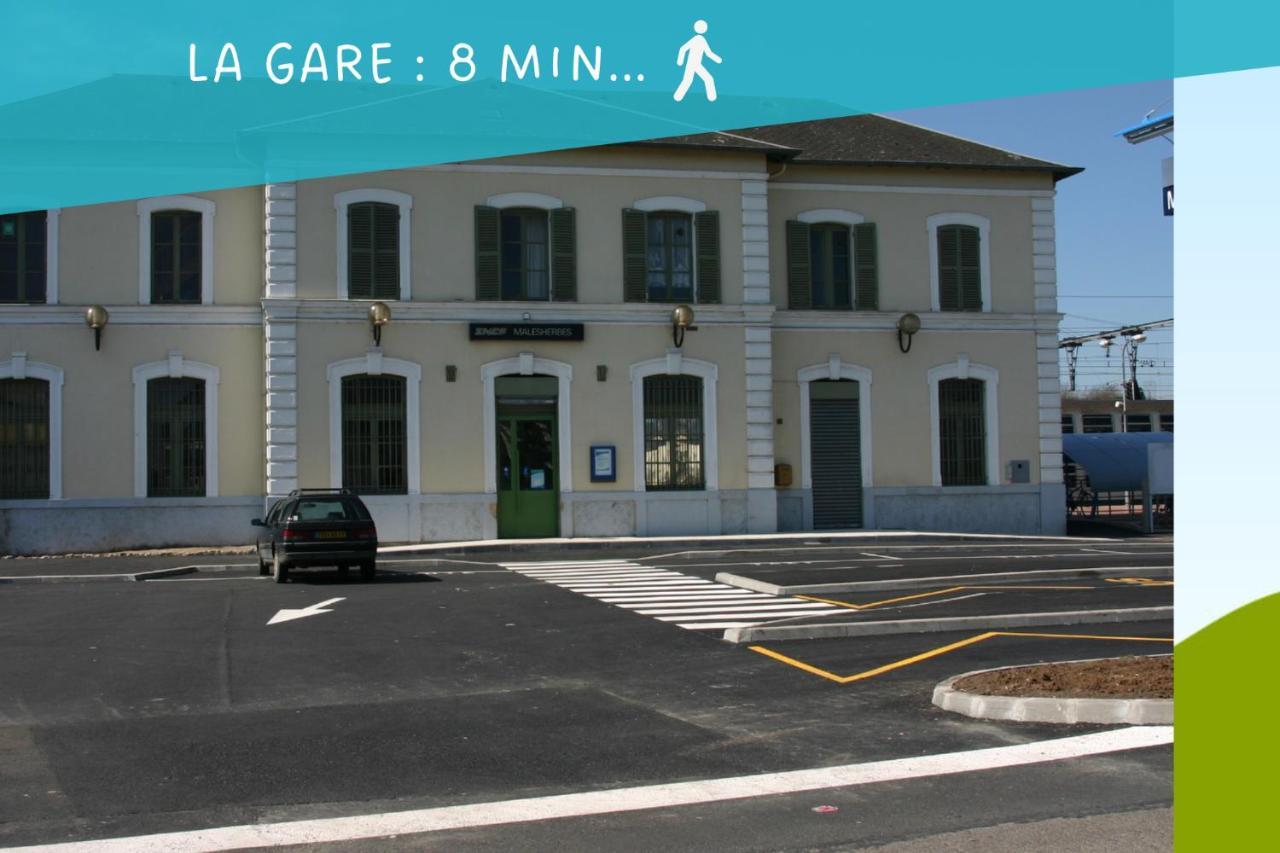 L'Emeraude Rez-De-Chaussee - Parking Prive -Zapart'Hotels Malesherbes Eksteriør bilde