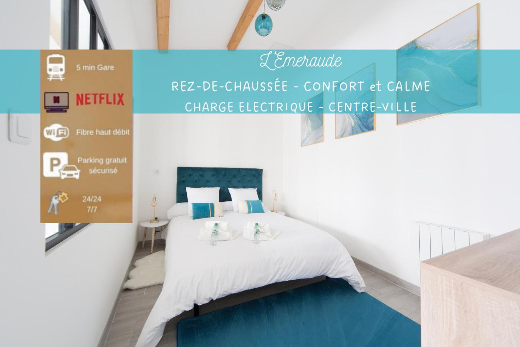L'Emeraude Rez-De-Chaussee - Parking Prive -Zapart'Hotels Malesherbes Eksteriør bilde